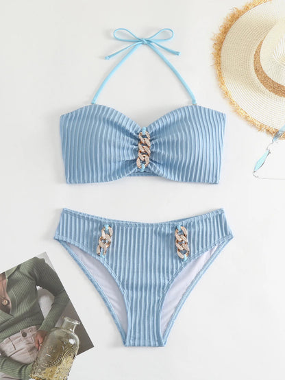 Summer Sexy Bikinis Female Swimsuits Women's Swimwear Push Up Swim Wear Bathing Suits Brazilian Bikini Set Beachwear Pool Bather