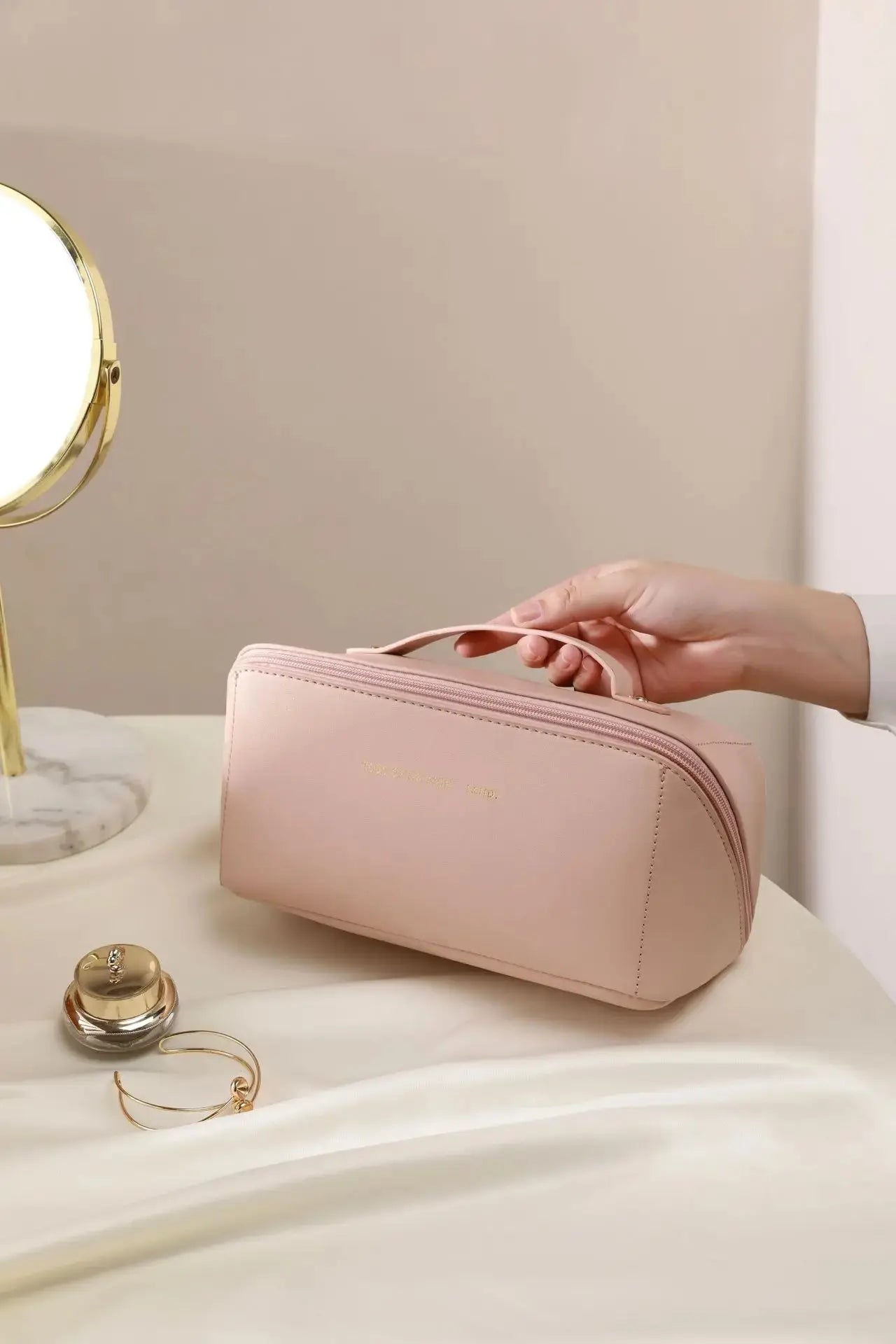 1/2Pcs Cosmetics Storage Kit Large Capacity Travel Toiletry Bag Makeup Bag Ins A