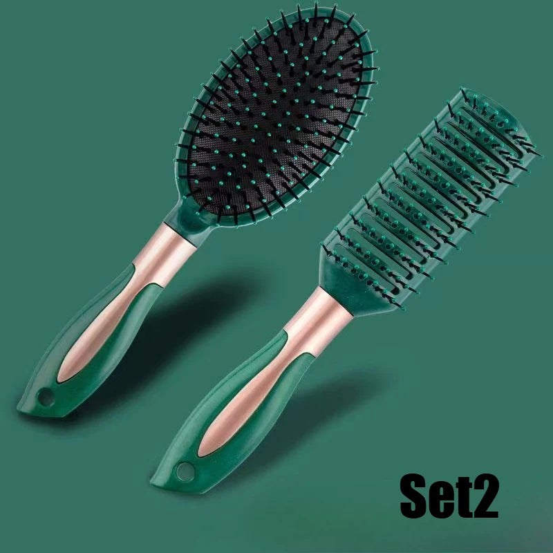 Hair Massage Air Cushion Comb Brush Scalp Hairbrush Detangle Anti Static Salon Hairdressing Styling Tool For Straight Curl Hair