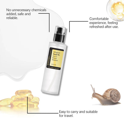 Snail 96 Mucin Power Essence Fading Fine Lines Moisturizing Lifting Firming Smoothing Nourishin Brightening Skin Care