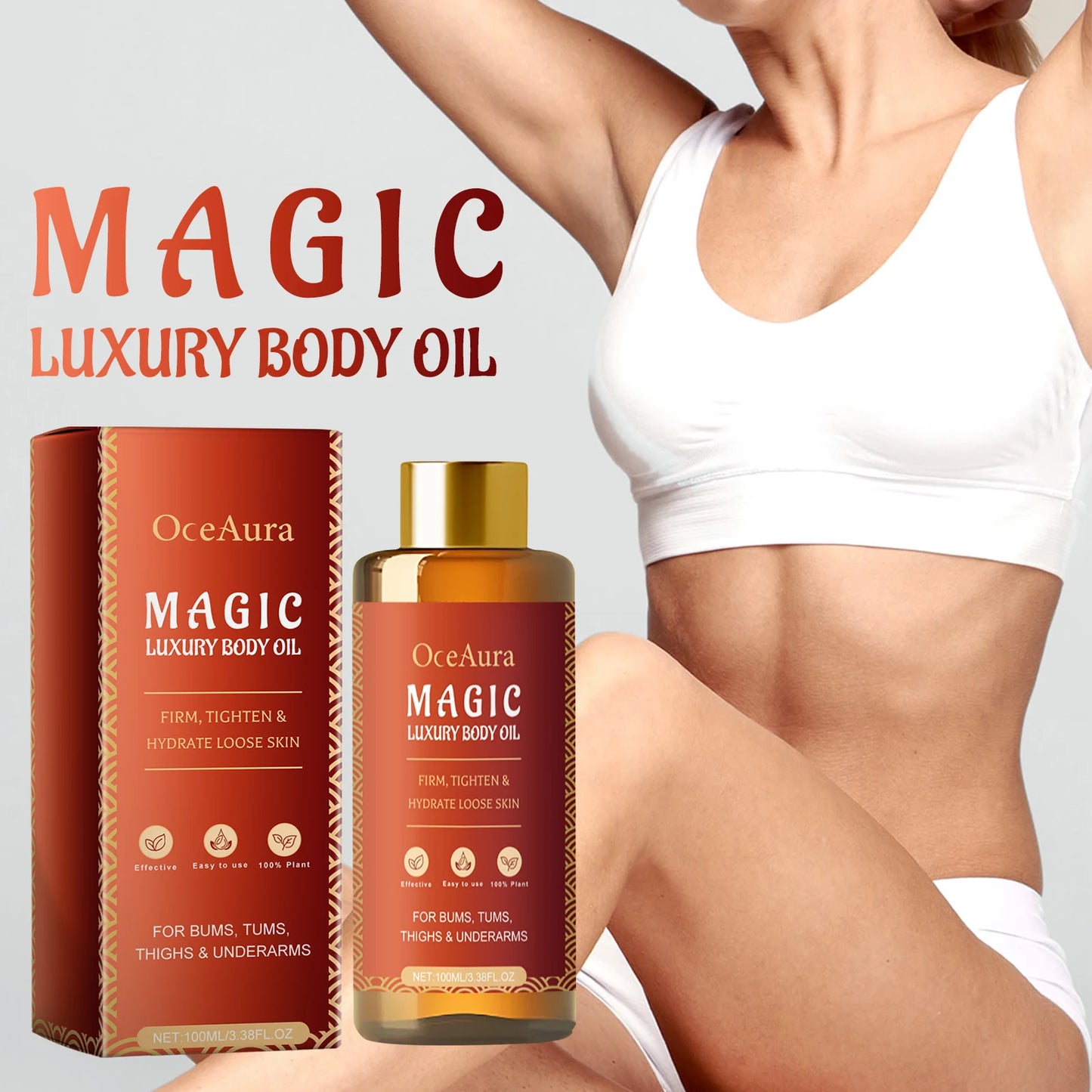 Body Moisturizing Oil Improve Dry Rough Skin Hydrating Nourishing Skin Care Serum Muscle Relax Oil