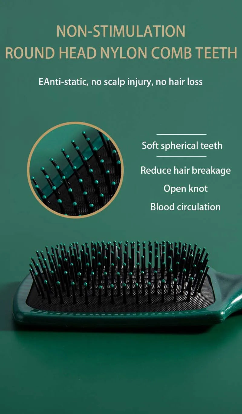 Hair Massage Air Cushion Comb Brush Scalp Hairbrush Detangle Anti Static Salon Hairdressing Styling Tool For Straight Curl Hair
