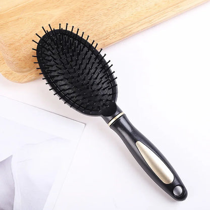 Black Air Bag Anti Static Comb Plastic Massage Anti Static Hair Brush Practical Care SPA Head Massager Household Curly Hair Comb
