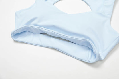 Hearuisavy Breathable Sports Bra Double Shoulder Straps Workout Top For Women Anti-sweat Fitness Top Push up Running Yoga Bra