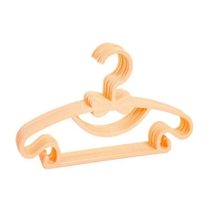 10pcs Baby Clothes Racks Portable Plastic Towel Display Scarfs Hangers Kids Clothing Organizer Windproof Children Coats Hanger