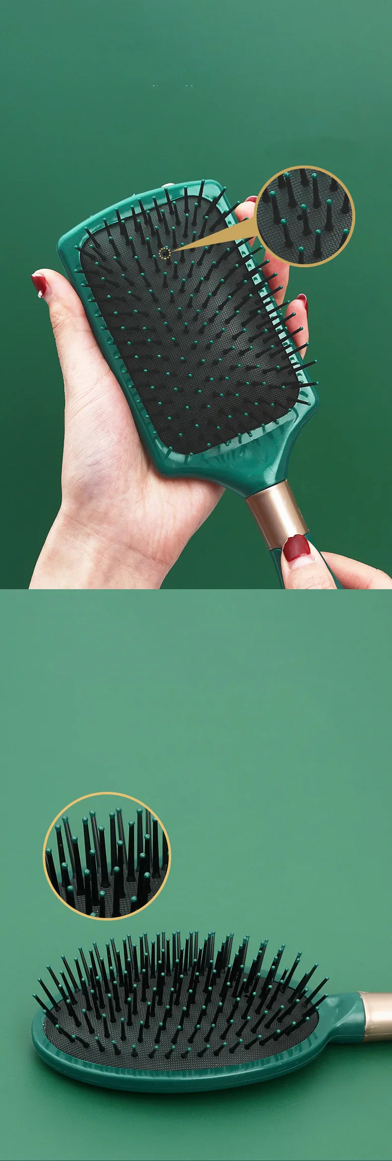 1PC Anti-static Smooth Hair Air Cushion Comb with Massage Airbag for Curly Hair Comfortable Scalp Massage