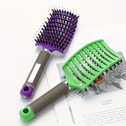 1pc Magic Scalp Massage Hair Brush for Women - Professional Detangling Tool for Wet Curly Hair - Hairdressing Tool