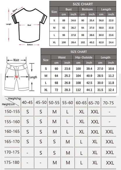 Women Summer Short Sportswear Solid Color Two Pieces Fitness Yoga Set Breathable Quick Dry Gym Suit Loose Workout Clothes