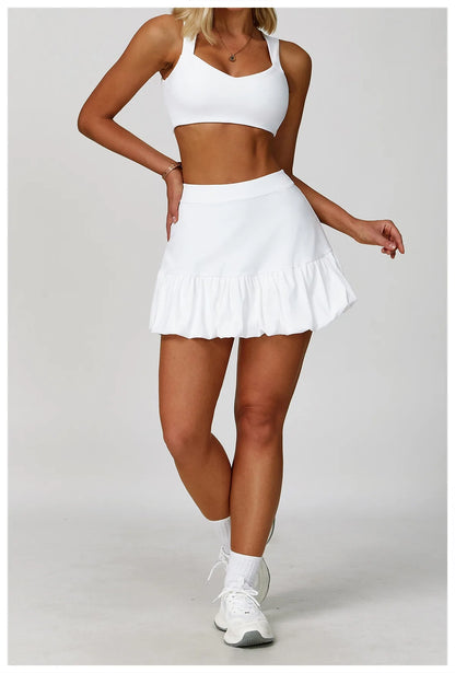 Hearuisavy Breathable Sports Bra Double Shoulder Straps Workout Top For Women Anti-sweat Fitness Top Push up Running Yoga Bra