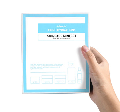 Skincare Mini Kit Cleanser Makeup Remover Moisturiser & Eye Cream For Hydrating Skin Airplane-Friendly Sizes Skincare Set