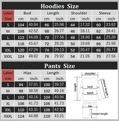 Women's Sets Hoodies Pants Outfits Suit 2025 New Sportswear Sweatsuit Bear Graphic Letter Print Aesthetic Trend Ladies Tracksuit