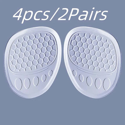 6 Pieces Women's Sandals Forefoot Cushion, Soft Shock Absorption, High Heels Anti-Wear and Anti-Pain Silicone Cushions