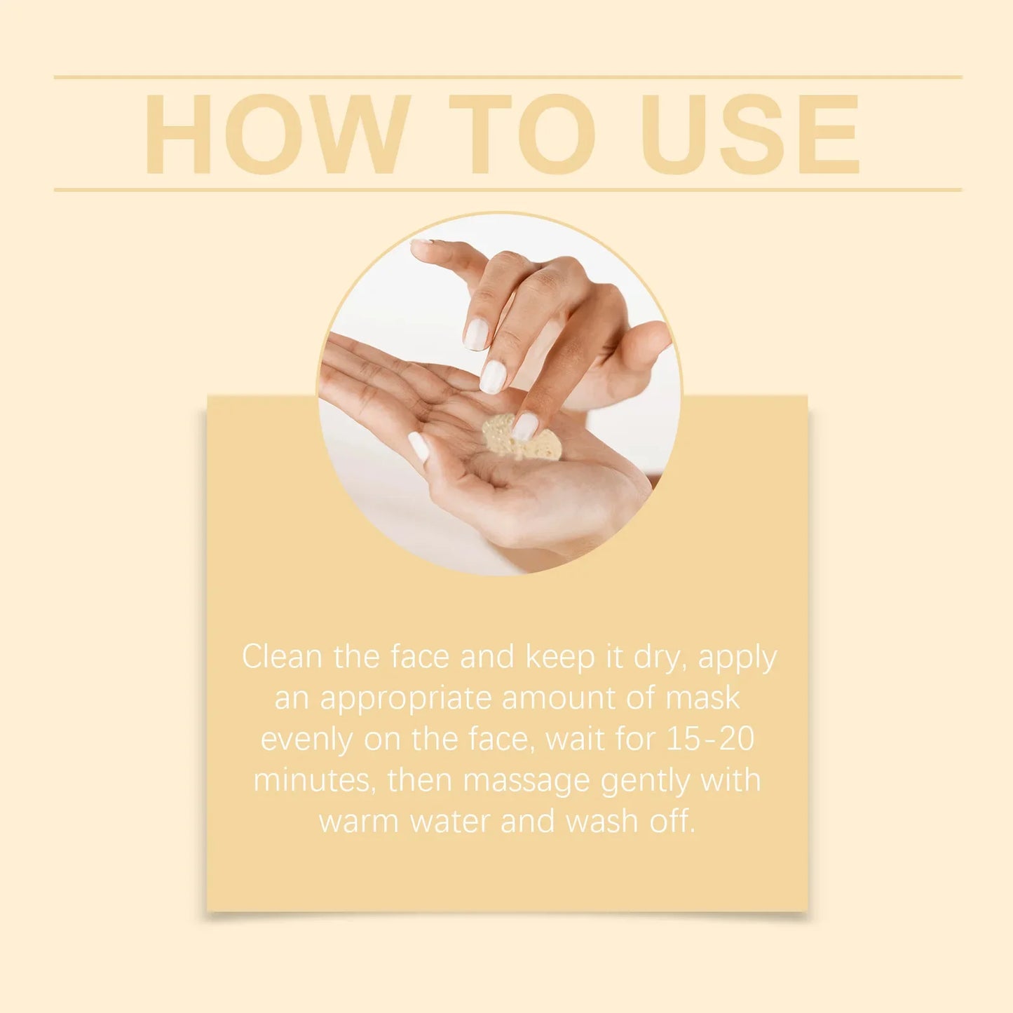 Rice & Honey Face Mask Moisturizing Fade Dark Spot Hydrating Repair Brightening Shrink Pore Hydrating Mask Glowing Skin Care