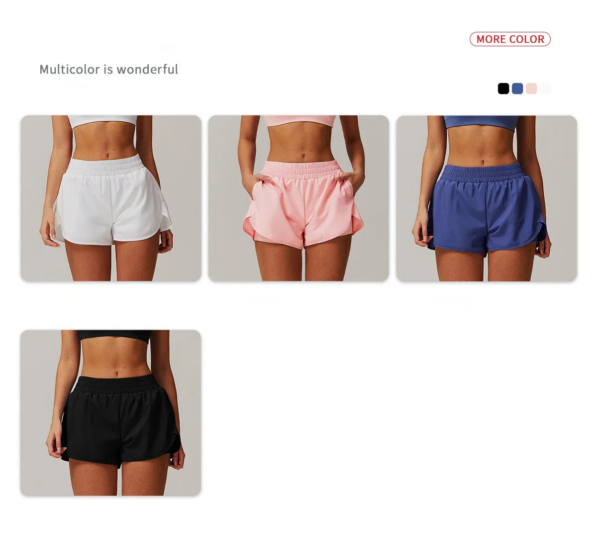 Yoga Shorts for Women Pocket Naked Quick Drying Sports Shorts Fitness Yoga Pants Two Pieces Of Shorts Hip Lifting Running Shorts