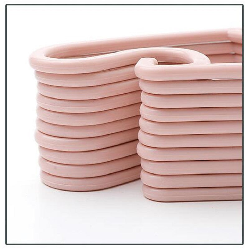 10pcs Baby Clothes Racks Portable Plastic Towel Display Scarfs Hangers Kids Clothing Organizer Windproof Children Coats Hanger