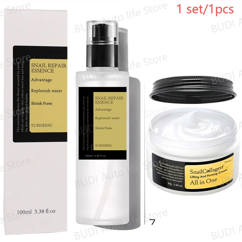 Snail Collagen Face Cream/Repair Essence Moisturizing Lifting Smoothing Nourishing Cream Korean Cosmetics Skin Care
