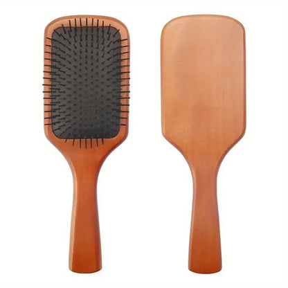 1pc Wooden Airbag Massage Comb Scalp Care Female Curly Hair Household High-grade Anti-static Hair Bamboo Hair Brush Salon