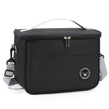 Insulated bag, lunch box, handbag, square insulated bag, aluminum foil thickened bento bag, office worker, student bring food, l