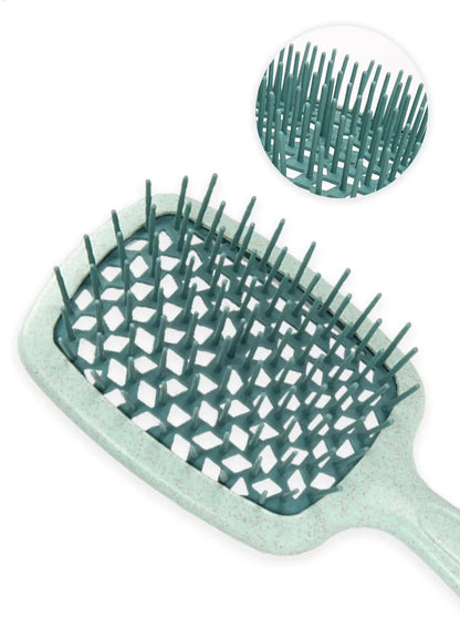 1pc Wide Teeth Air Cushion Combs Salon Scalp Massage Hair Brush Wheat Straw Environmental Protection Hair Brush DIY Styling Tool