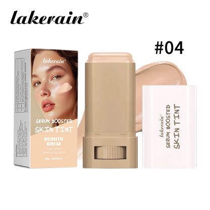 Stick Foundation Balm Serum Boosted Skin Tint Foundation Stick Smooth Plumper Hight Coverage Travel Bronze Foundation Stick Make