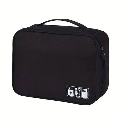 Cable Storage Bag Waterproof Digital Electronic Organizer USB Data Line Charger
