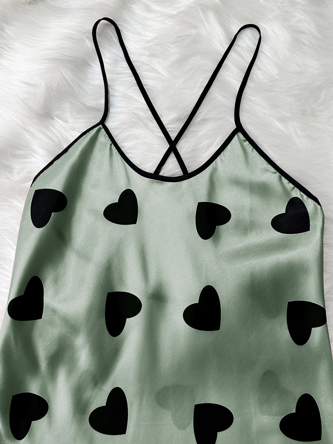 Summer new sexy printed round-neck halter dress for casual and comfortable women's pajamas