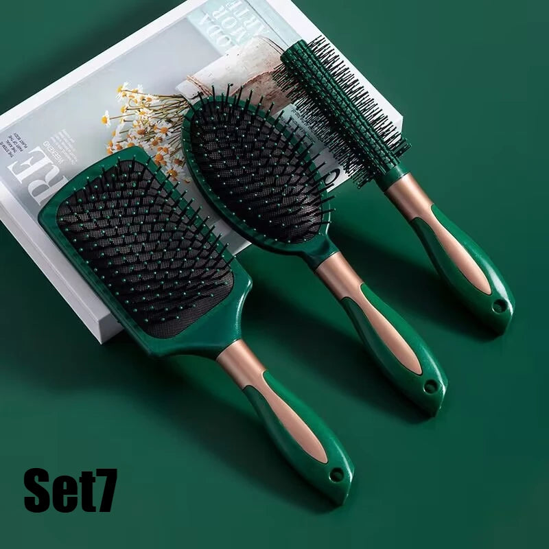 Hair Massage Air Cushion Comb Brush Scalp Hairbrush Detangle Anti Static Salon Hairdressing Styling Tool For Straight Curl Hair