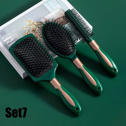 Hair Massage Air Cushion Comb Brush Scalp Hairbrush Detangle Anti Static Salon Hairdressing Styling Tool For Straight Curl Hair