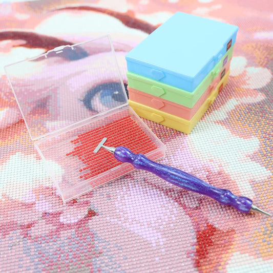 1pc New 5D Diamond Painting Art Drawer Box Tray Kit Placing Drill Tray Storage Small Box for 5D Diamond Moasic Tools Accessories