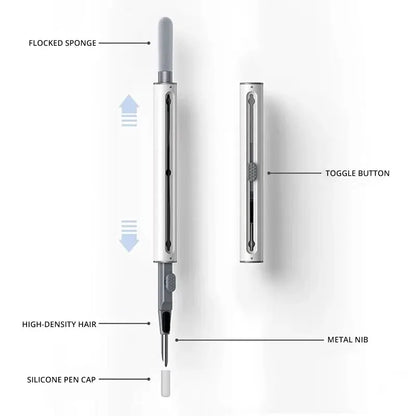1pc Bluetooth Earphone Cleaning Pen Multifunctional Cleaning Brush Earphone Clea