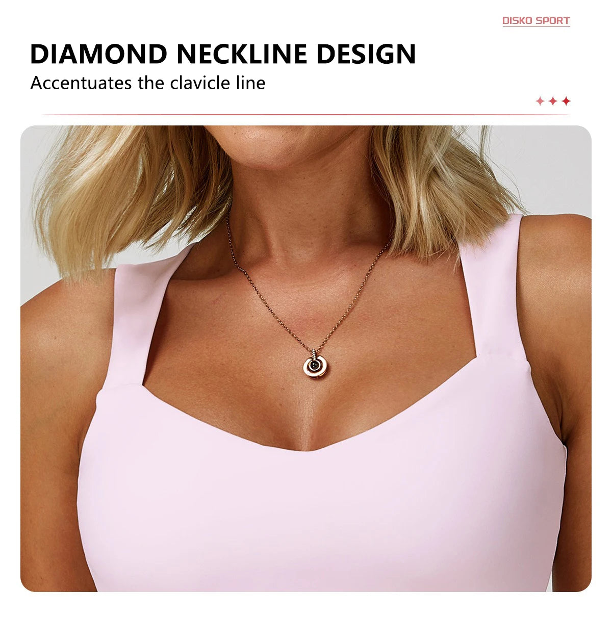 Hearuisavy Breathable Sports Bra Double Shoulder Straps Workout Top For Women Anti-sweat Fitness Top Push up Running Yoga Bra