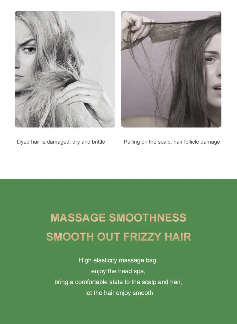 CALIYI Hair Massage Air Cushion Comb Brush Scalp Hairbrush Detangle Anti Static Salon SPA Hairdressing Styling Tool Oval Round