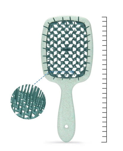 1pc Wide Teeth Air Cushion Combs Salon Scalp Massage Hair Brush Wheat Straw Environmental Protection Hair Brush DIY Styling Tool