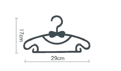 10pcs Baby Clothes Racks Portable Plastic Towel Display Scarfs Hangers Kids Clothing Organizer Windproof Children Coats Hanger