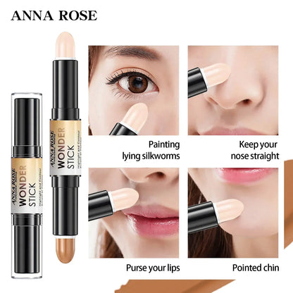 Double-headed Highlight&Contour Stick Face Nasal Shadow Water Proof Lasting Multifunctional Makeup Pen