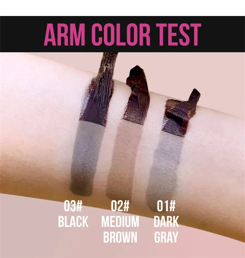 New Tearing Eyebrow Gel Makeup Semi-Permanent Waterproof Long Lasting Tattoo Tint Sweatproof Peel Off Dye Eyebrow Cream Cosmetic