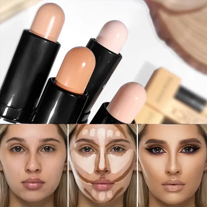 Double-headed Highlight&Contour Stick Face Nasal Shadow Water Proof Lasting Multifunctional Makeup Pen