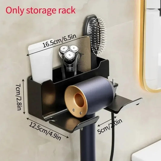 1 Pcs Hair Dryer Holder Wall Dryer Cradle Straightener Stand Hairdryer Organizer