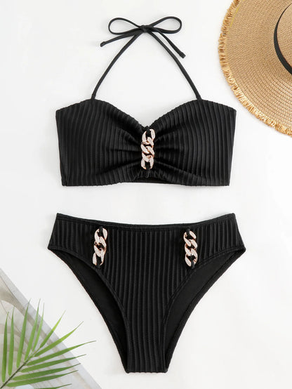 Summer Sexy Bikinis Female Swimsuits Women's Swimwear Push Up Swim Wear Bathing Suits Brazilian Bikini Set Beachwear Pool Bather