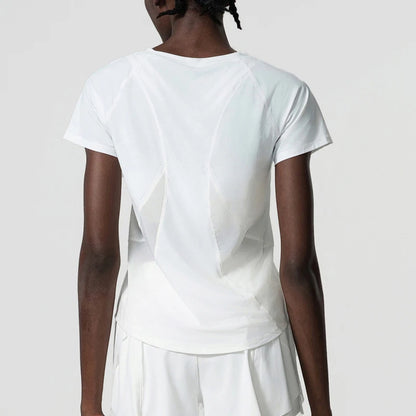 Women Summer Short Sportswear Solid Color Two Pieces Fitness Yoga Set Breathable Quick Dry Gym Suit Loose Workout Clothes