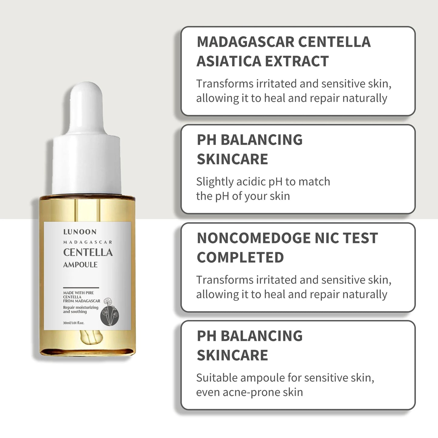 7 Seconds Repair Damaged Facial Barrier Serum Centella Asiatica Moisturize Hydrat Soothing Smoothing Anti-Aging Korean Skincare