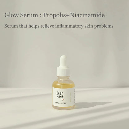 Korean Facial Moisturizing Calming Revive Glow Deep Serum Green Tea Panthenol Propolis Niacinamide Ginseng Snail Mucin Rice Skin