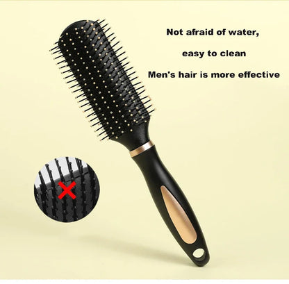 Black Air Bag Anti Static Comb Plastic Massage Anti Static Hair Brush Practical Care SPA Head Massager Household Curly Hair Comb
