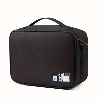 Cable Storage Bag Waterproof Digital Electronic Organizer USB Data Line Charger