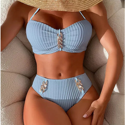 Summer Sexy Bikinis Female Swimsuits Women's Swimwear Push Up Swim Wear Bathing Suits Brazilian Bikini Set Beachwear Pool Bather