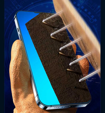 NNBILI 4PCS Tempered Glass for iPhone 11 12 13 14 15 16 Pro XR X XS Max Screen Protector on for iPhone 12 13 Mini 7 8 Plus Glass