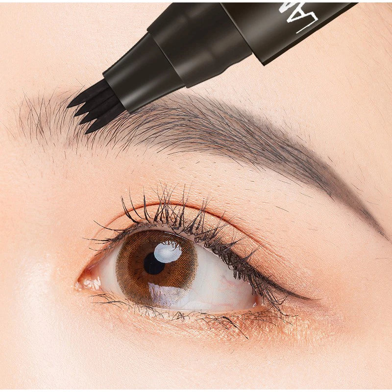 4 Forks Eyebrow Pencil Waterproof Long-lasting Natural Tint Brows Makeup Anti-smudge Non-fading Easy To Draw Eyebrow Cosmetic