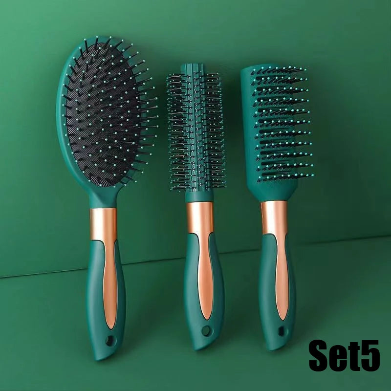 Hair Massage Air Cushion Comb Brush Scalp Hairbrush Detangle Anti Static Salon Hairdressing Styling Tool For Straight Curl Hair