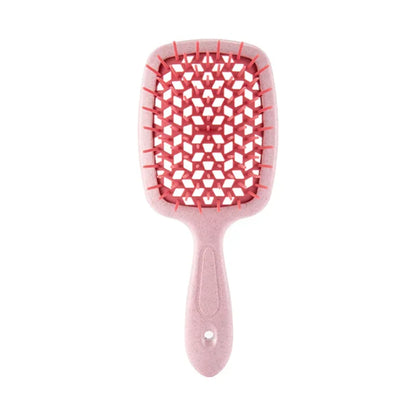 1pc Wide Teeth Air Cushion Combs Salon Scalp Massage Hair Brush Wheat Straw Environmental Protection Hair Brush DIY Styling Tool