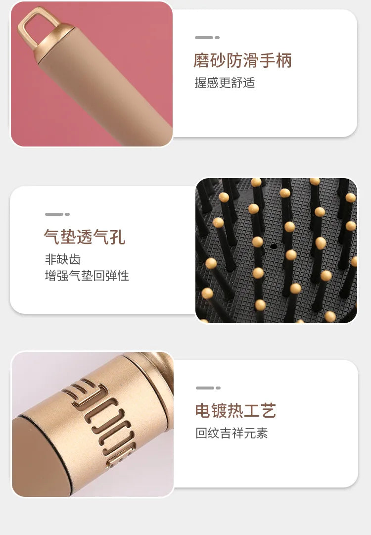 Professional Salon Straight Smooth Paddle Hair Brush Large Hairdressing All Hair Type Hairbrush Styling Comb for Women Men